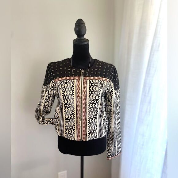 Anthropologie Tularosa Booker Studded Jacket Size S - Picture 9 of 16